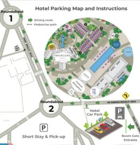 Map of Darwin Airport Resort